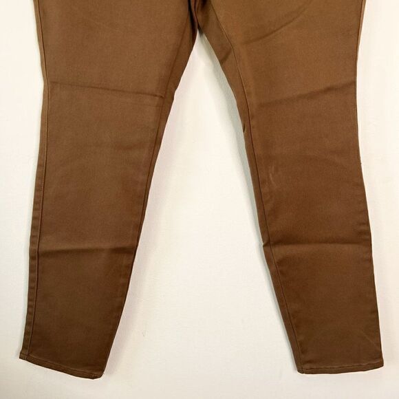 NEW NYDJ Ami Brown Lift Tuck Stretch Denim Skinny Legging Jeans - Picture 5 of 10